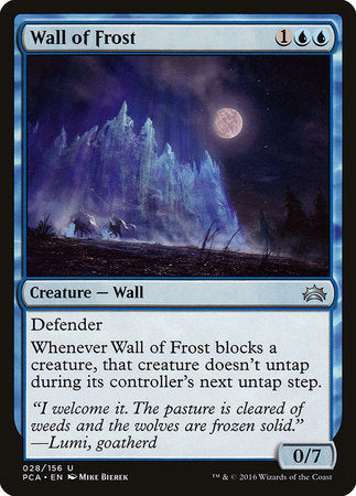 Wall of Frost [Planechase Anthology] | Exor Games Summserside