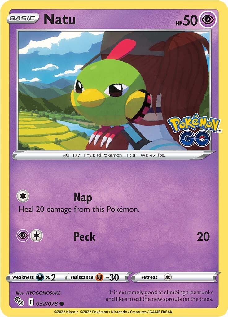 Natu (032/078) [Pokémon GO] | Exor Games Summserside