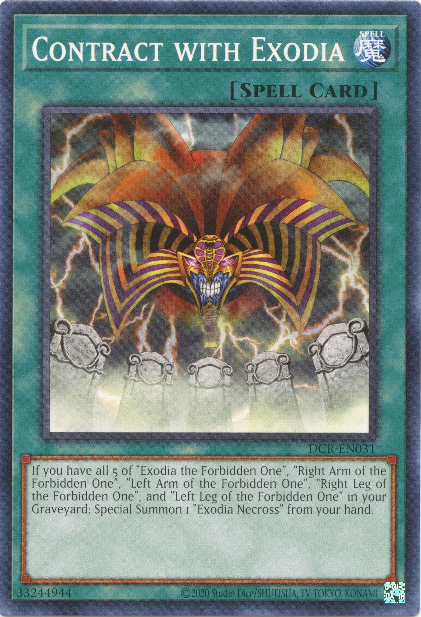 Contract with Exodia (25th Anniversary) [DCR-EN031] Common | Exor Games Summserside