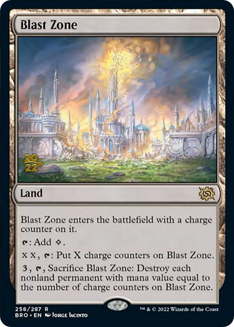 Blast Zone (258) [The Brothers' War: Prerelease Promos] | Exor Games Summserside