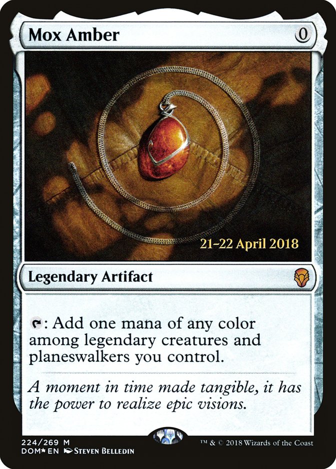 Mox Amber  [Dominaria Prerelease Promos] | Exor Games Summserside