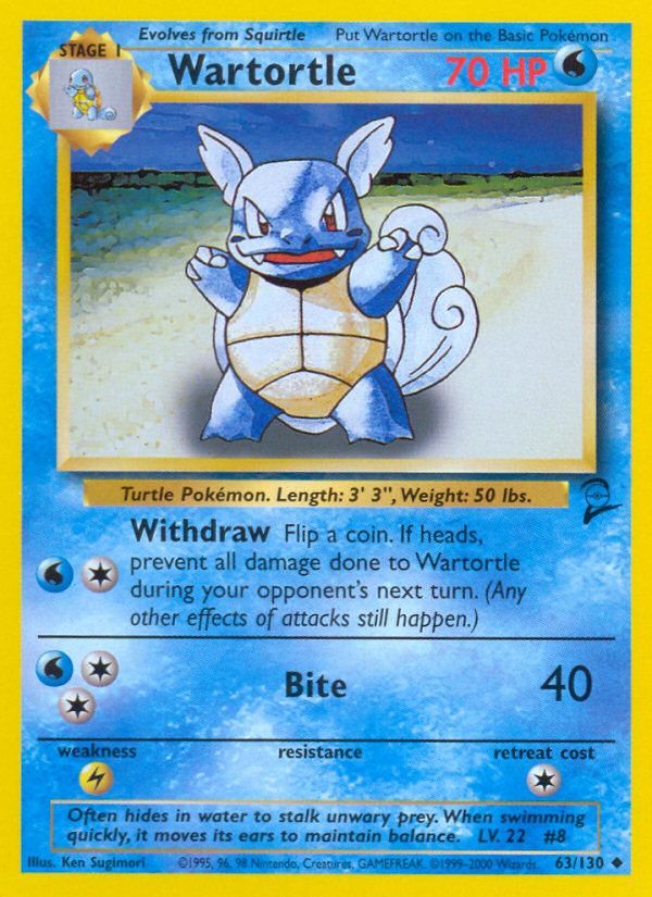 Wartortle (63/130) [Base Set 2] | Exor Games Summserside