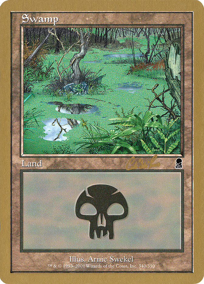 Swamp (cr340) (Carlos Romao) [World Championship Decks 2002] | Exor Games Summserside