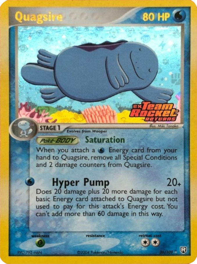 Quagsire (26/109) (Stamped) [EX: Team Rocket Returns] | Exor Games Summserside