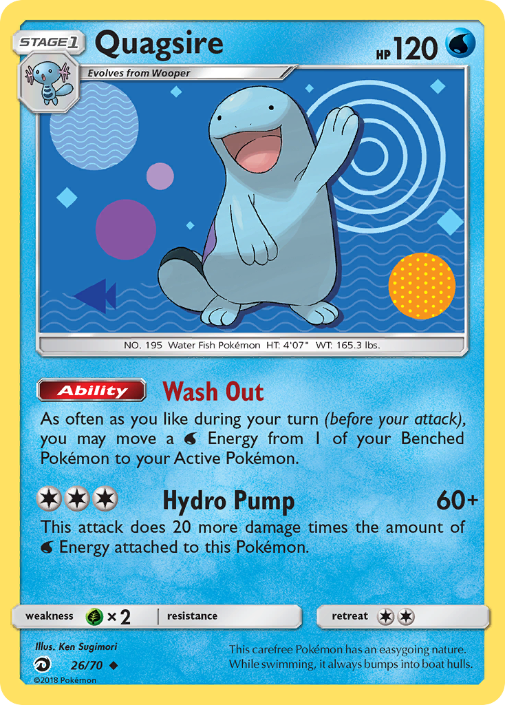 Quagsire (26/70) [Sun & Moon: Dragon Majesty] | Exor Games Summserside