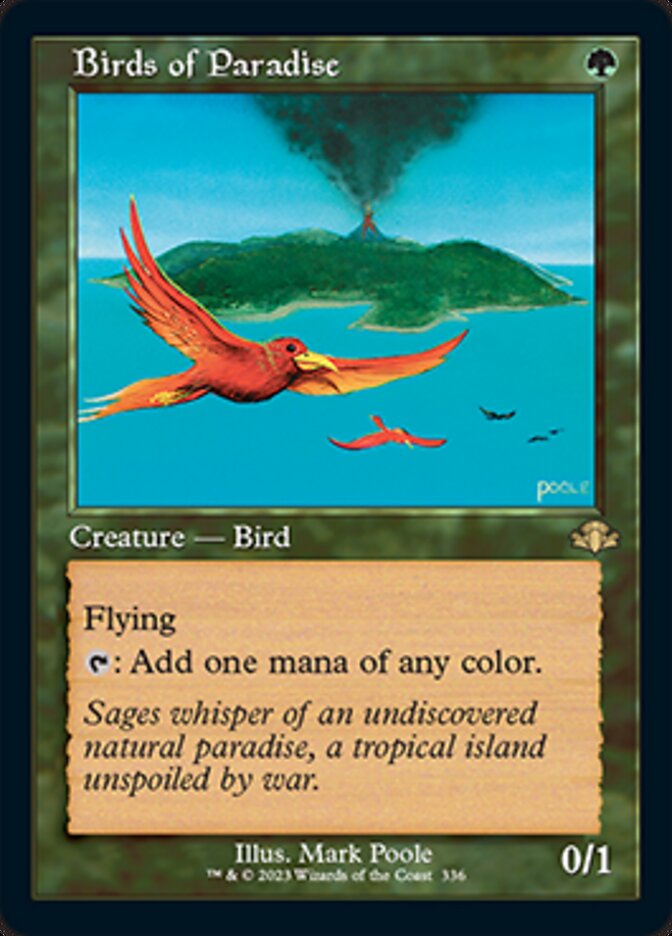 Birds of Paradise (Retro) [Dominaria Remastered] | Exor Games Summserside