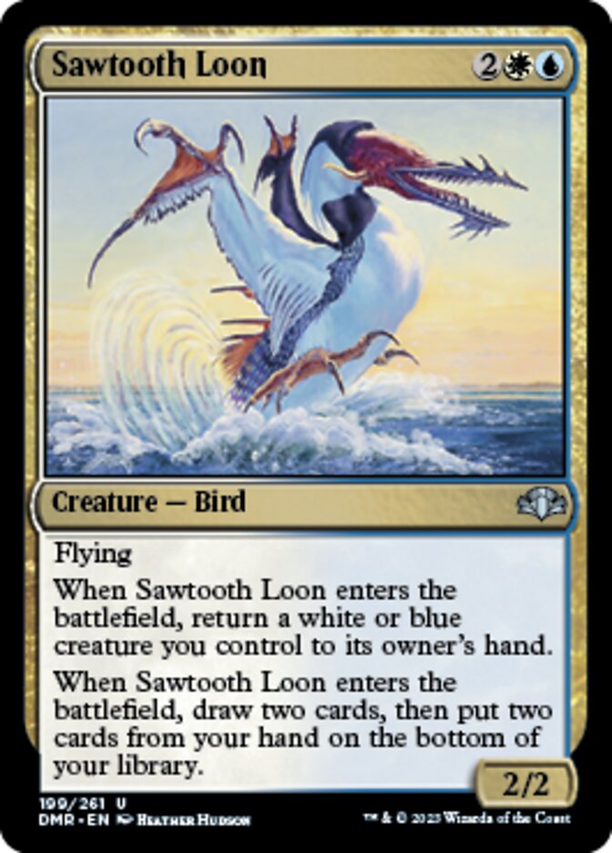 Sawtooth Loon [Dominaria Remastered] | Exor Games Summserside