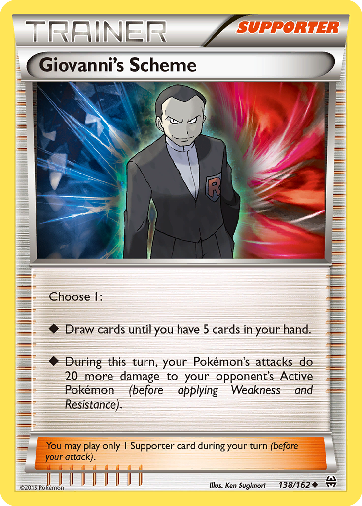 Giovanni's Scheme (138/162) [XY: BREAKthrough] | Exor Games Summserside