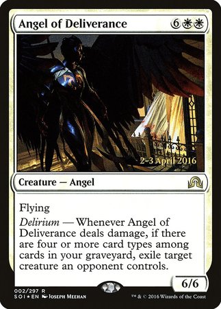 Angel of Deliverance [Shadows over Innistrad Promos] | Exor Games Summserside