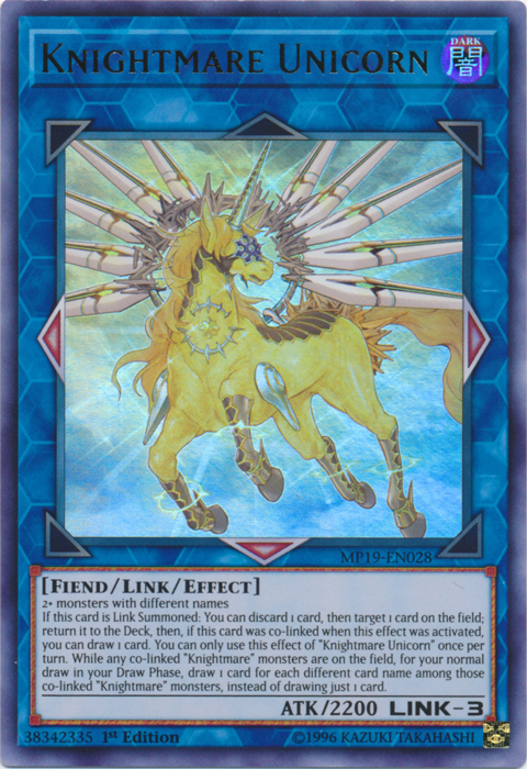 Knightmare Unicorn [MP19-EN028] Ultra Rare | Exor Games Summserside