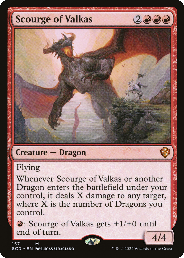 Scourge of Valkas [Starter Commander Decks] | Exor Games Summserside