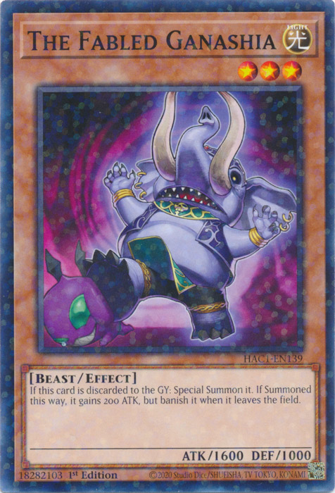The Fabled Ganashia (Duel Terminal) [HAC1-EN139] Common | Exor Games Summserside