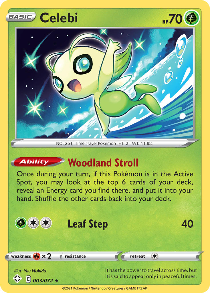 Celebi (003/072) [Sword & Shield: Shining Fates] | Exor Games Summserside