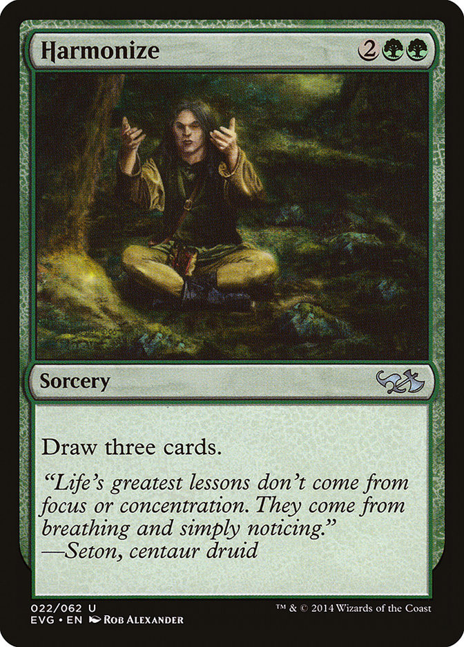 Harmonize (Elves vs. Goblins) [Duel Decks Anthology] | Exor Games Summserside