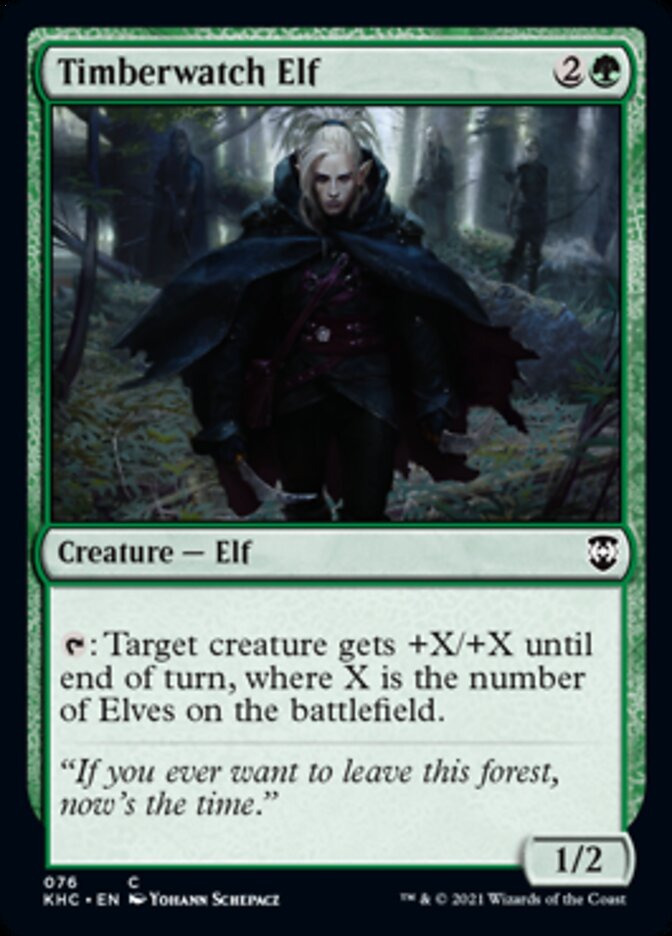 Timberwatch Elf [Kaldheim Commander] | Exor Games Summserside