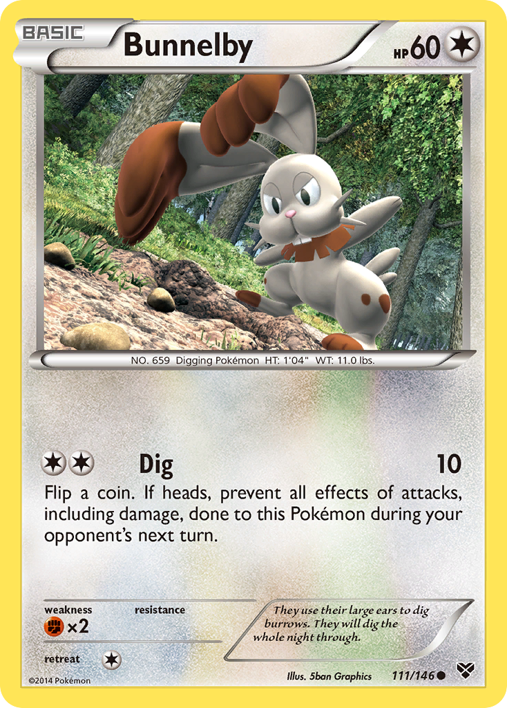 Bunnelby (111/146) [XY: Base Set] | Exor Games Summserside