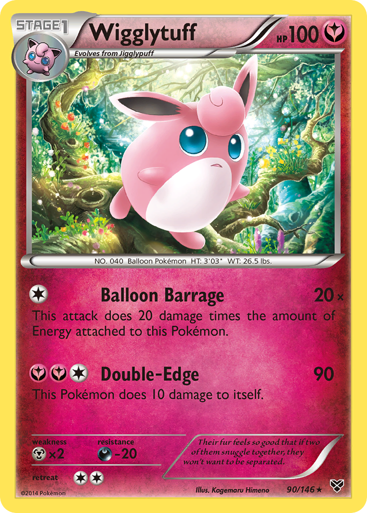 Wigglytuff (90/146) [XY: Base Set] | Exor Games Summserside