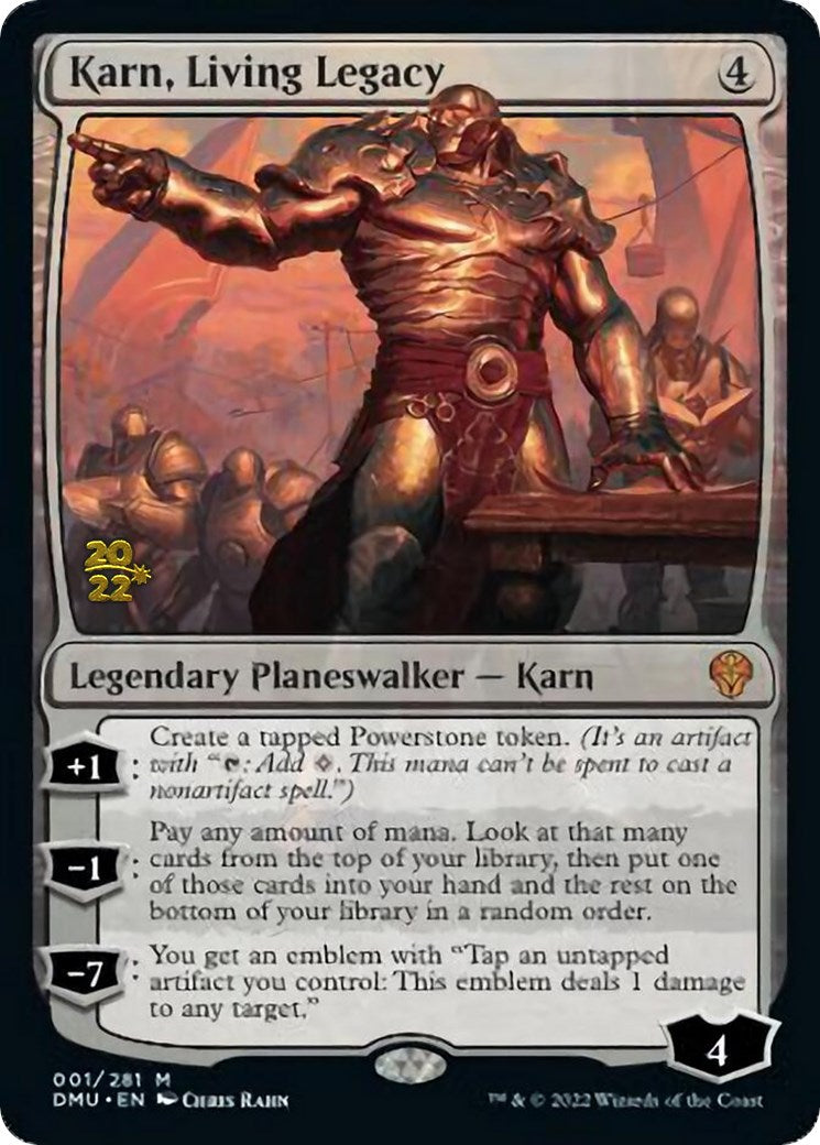 Karn, Living Legacy [Dominaria United Prerelease Promos] | Exor Games Summserside