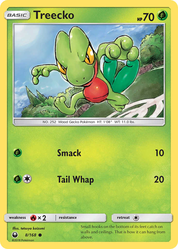 Treecko (8/168) [Sun & Moon: Celestial Storm] | Exor Games Summserside