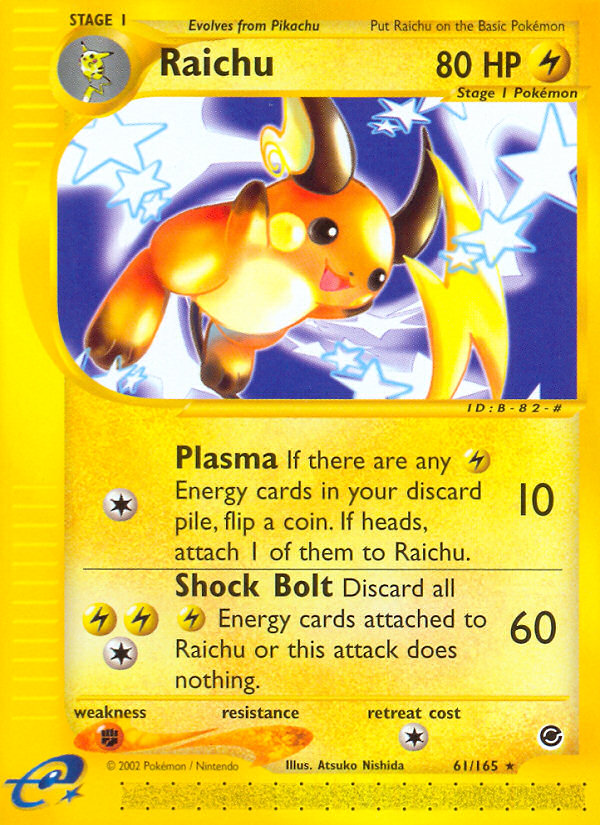 Raichu (61/165) [Expedition: Base Set] | Exor Games Summserside