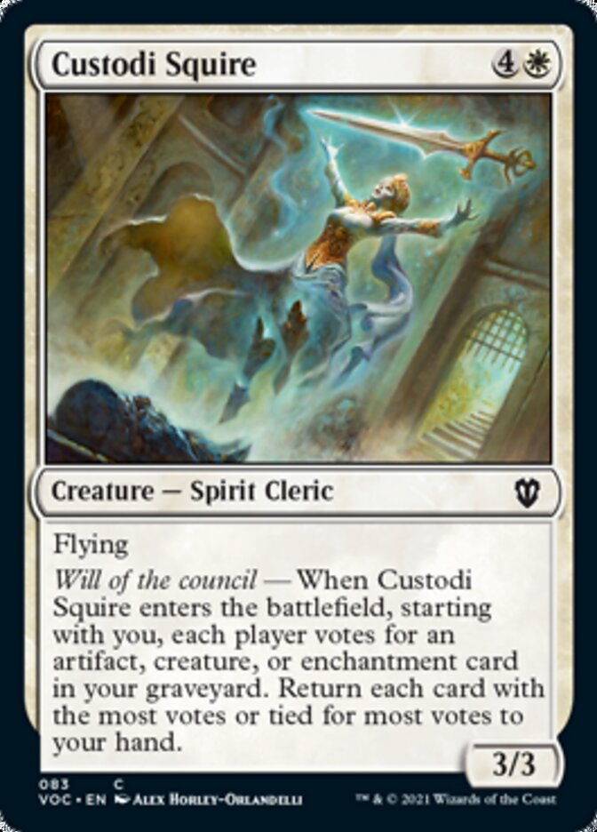 Custodi Squire [Innistrad: Crimson Vow Commander] | Exor Games Summserside