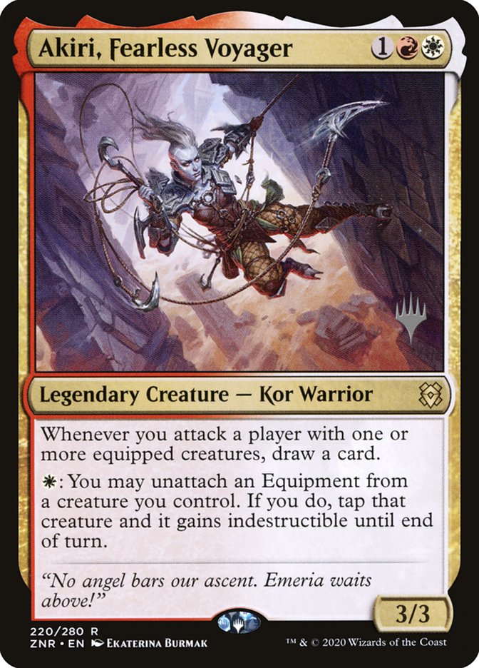 Akiri, Fearless Voyager (Promo Pack) [Zendikar Rising Promos] | Exor Games Summserside