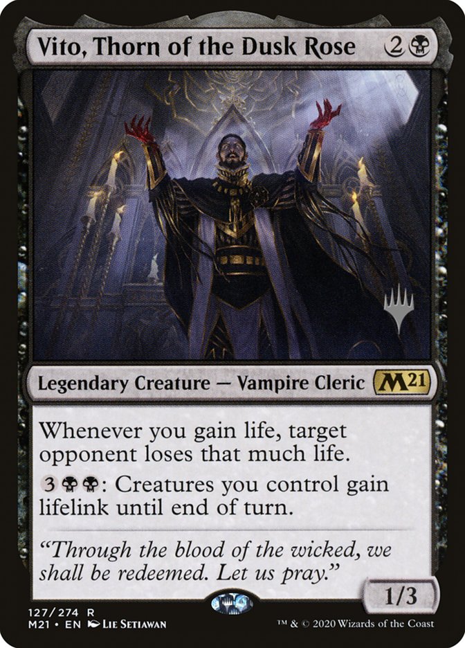 Vito, Thorn of the Dusk Rose (Promo Pack) [Core Set 2021 Promos] | Exor Games Summserside