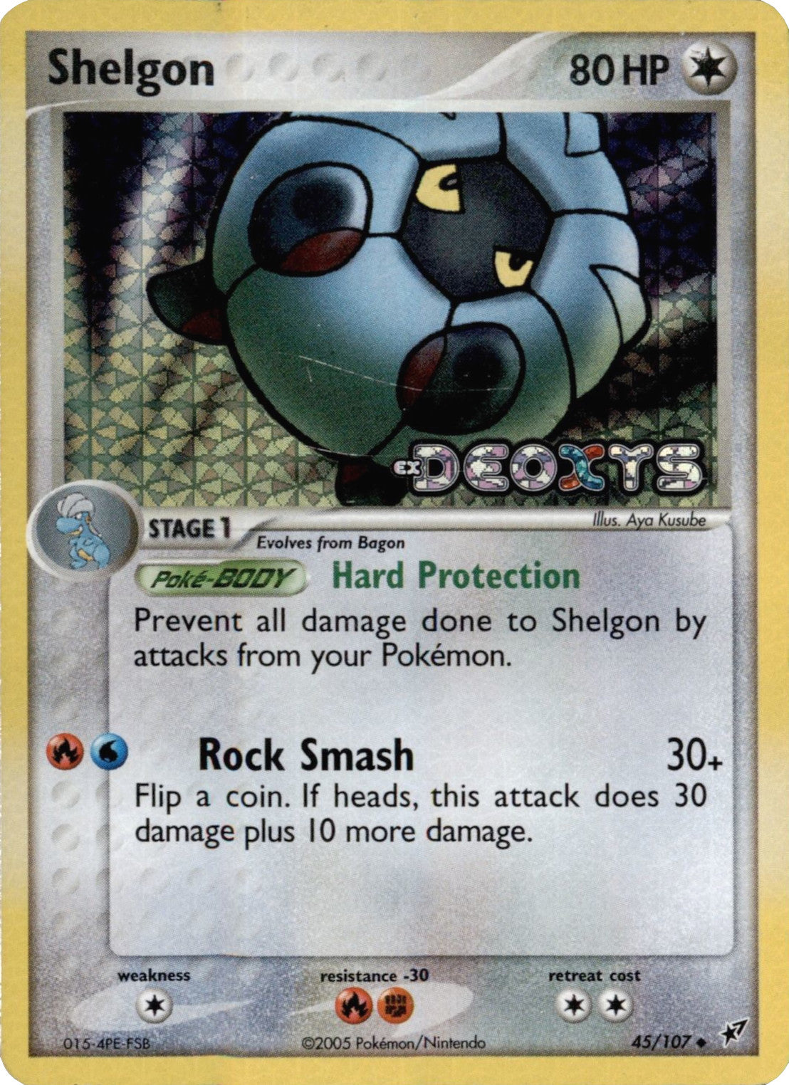 Shelgon (45/107) (Stamped) [EX: Deoxys] | Exor Games Summserside