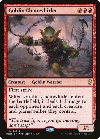 Goblin Chainwhirler [Dominaria] | Exor Games Summserside