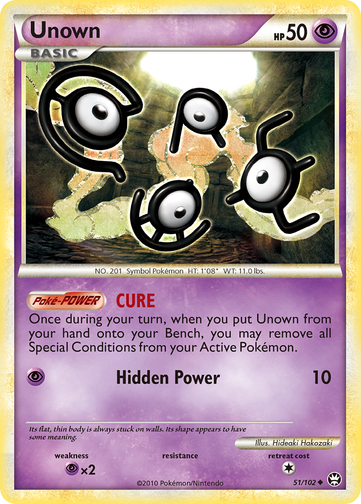 Unown (51/102) [HeartGold & SoulSilver: Triumphant] | Exor Games Summserside