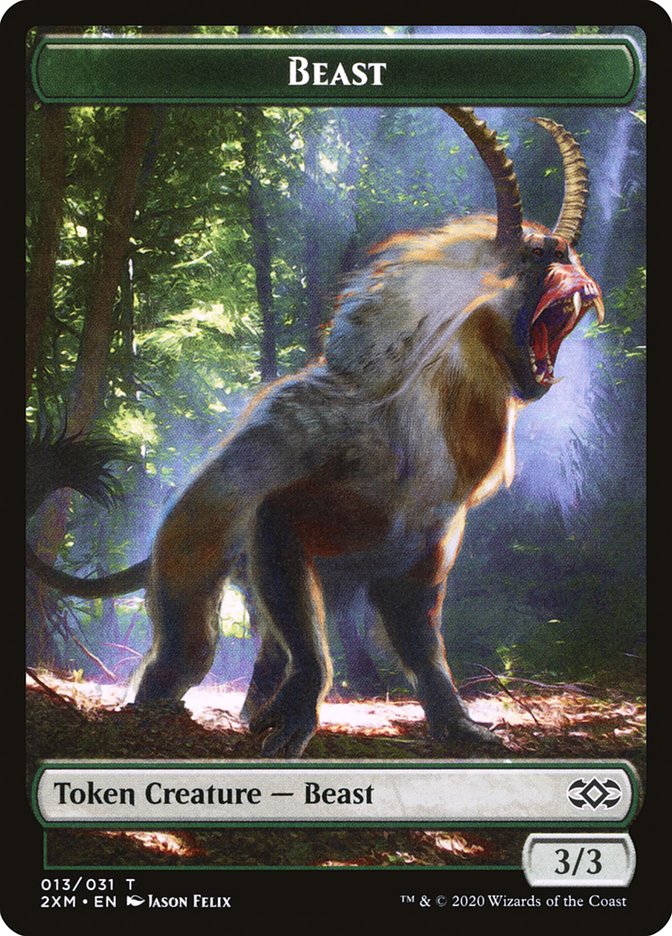 Beast Token [Double Masters] | Exor Games Summserside