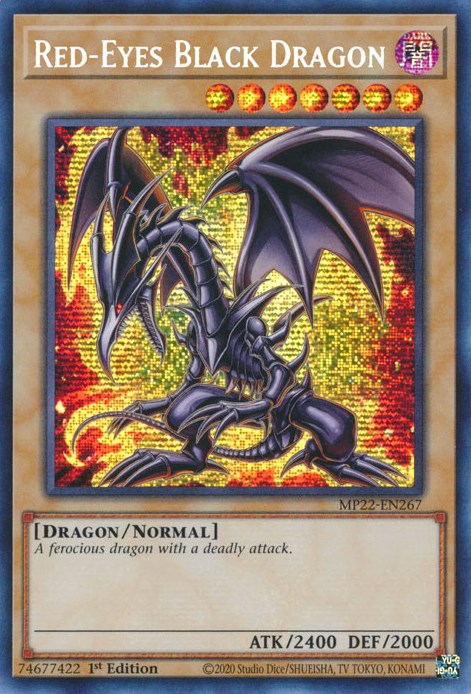 Red-Eyes Black Dragon [MP22-EN267] Prismatic Secret Rare | Exor Games Summserside