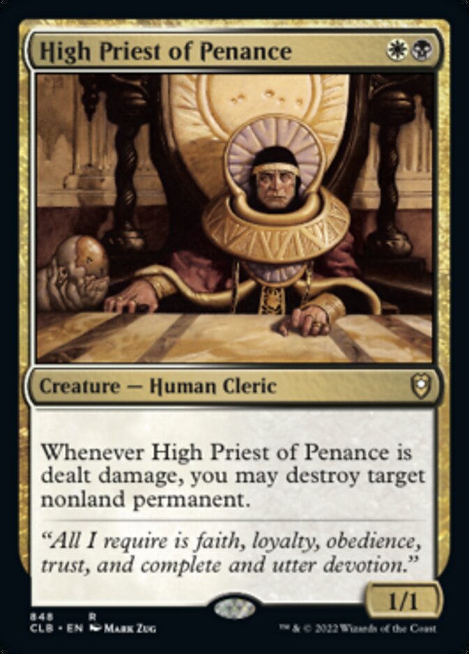 High Priest of Penance [Commander Legends: Battle for Baldur's Gate] | Exor Games Summserside