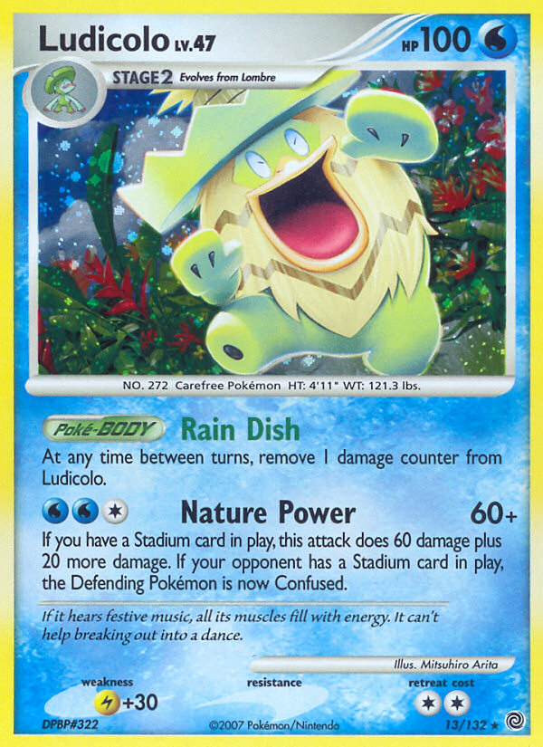 Ludicolo (13/132) [Diamond & Pearl: Secret Wonders] | Exor Games Summserside