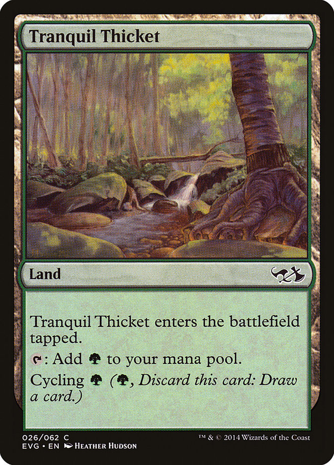 Tranquil Thicket (Elves vs. Goblins) [Duel Decks Anthology] | Exor Games Summserside