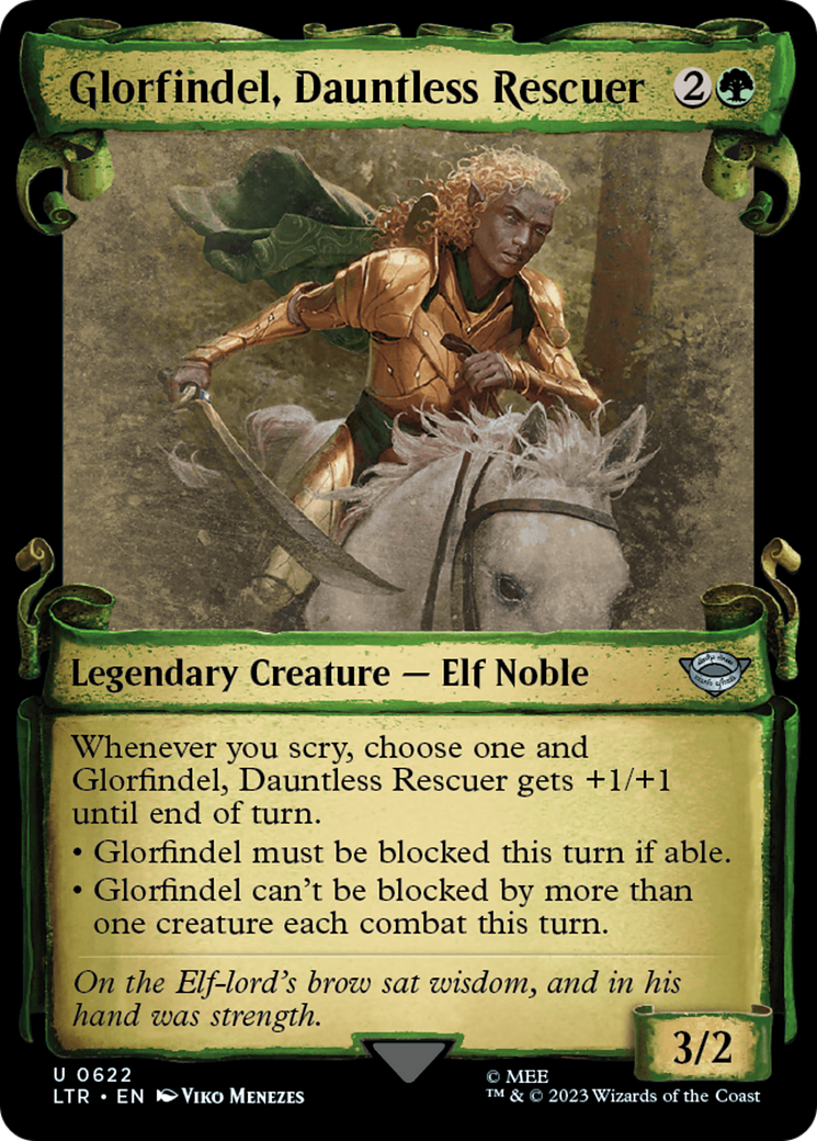 Glorfindel, Dauntless Rescuer [The Lord of the Rings: Tales of Middle-Earth Showcase Scrolls] | Exor Games Summserside