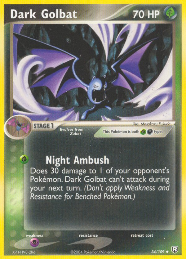 Dark Golbat (34/109) [EX: Team Rocket Returns] | Exor Games Summserside