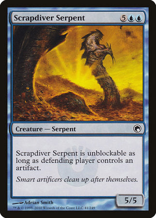 Scrapdiver Serpent [Scars of Mirrodin] | Exor Games Summserside