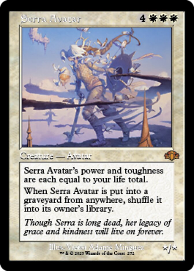 Serra Avatar (Retro) [Dominaria Remastered] | Exor Games Summserside