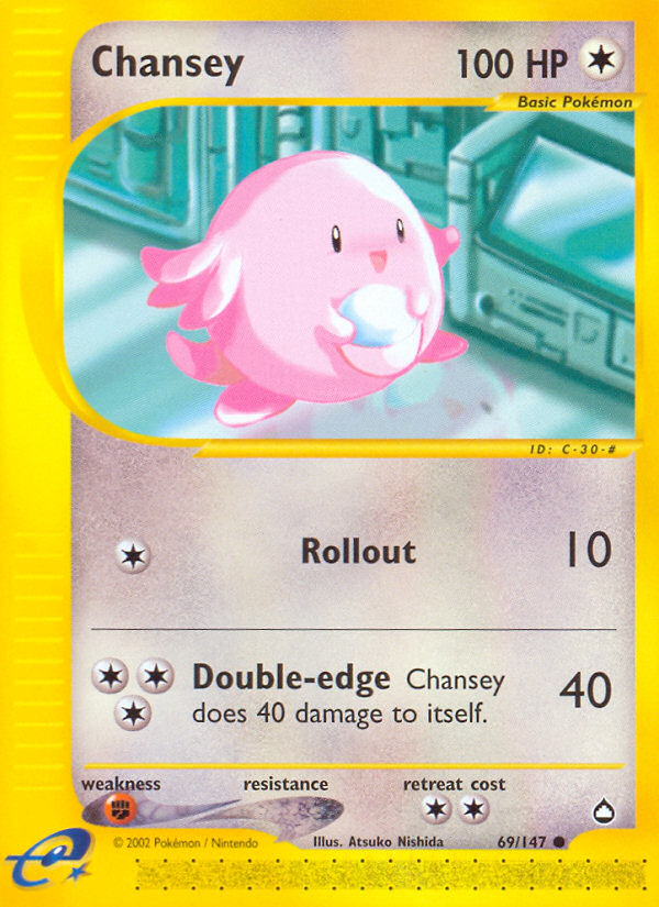 Chansey (69/147) [Aquapolis] | Exor Games Summserside