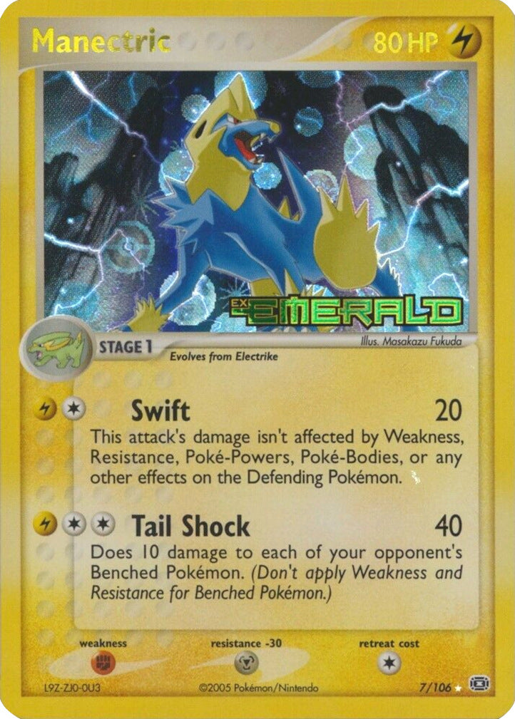 Manectric (7/106) (Stamped) [EX: Emerald] | Exor Games Summserside