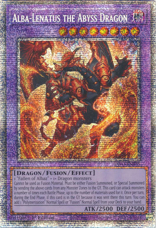Alba-Lenatus the Abyss Dragon [DIFO-EN035] Starlight Rare | Exor Games Summserside