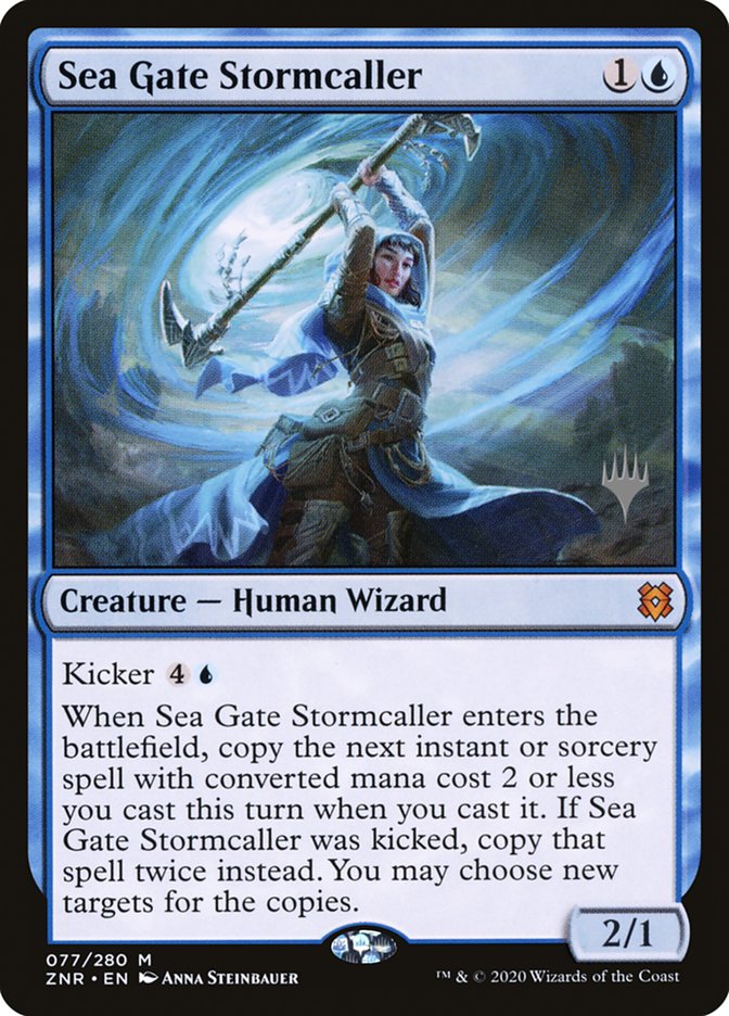 Sea Gate Stormcaller (Promo Pack) [Zendikar Rising Promos] | Exor Games Summserside