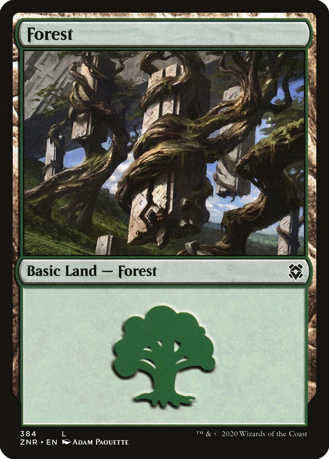 Forest (384) [Zendikar Rising] | Exor Games Summserside