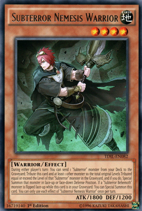 Subterror Nemesis Warrior [TDIL-EN082] Rare | Exor Games Summserside