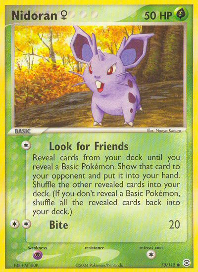 Nidoran (70/112) (Female) [EX: FireRed & LeafGreen] | Exor Games Summserside
