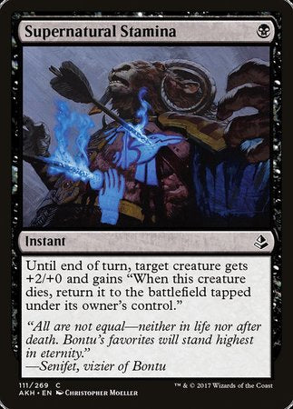 Supernatural Stamina [Amonkhet] | Exor Games Summserside