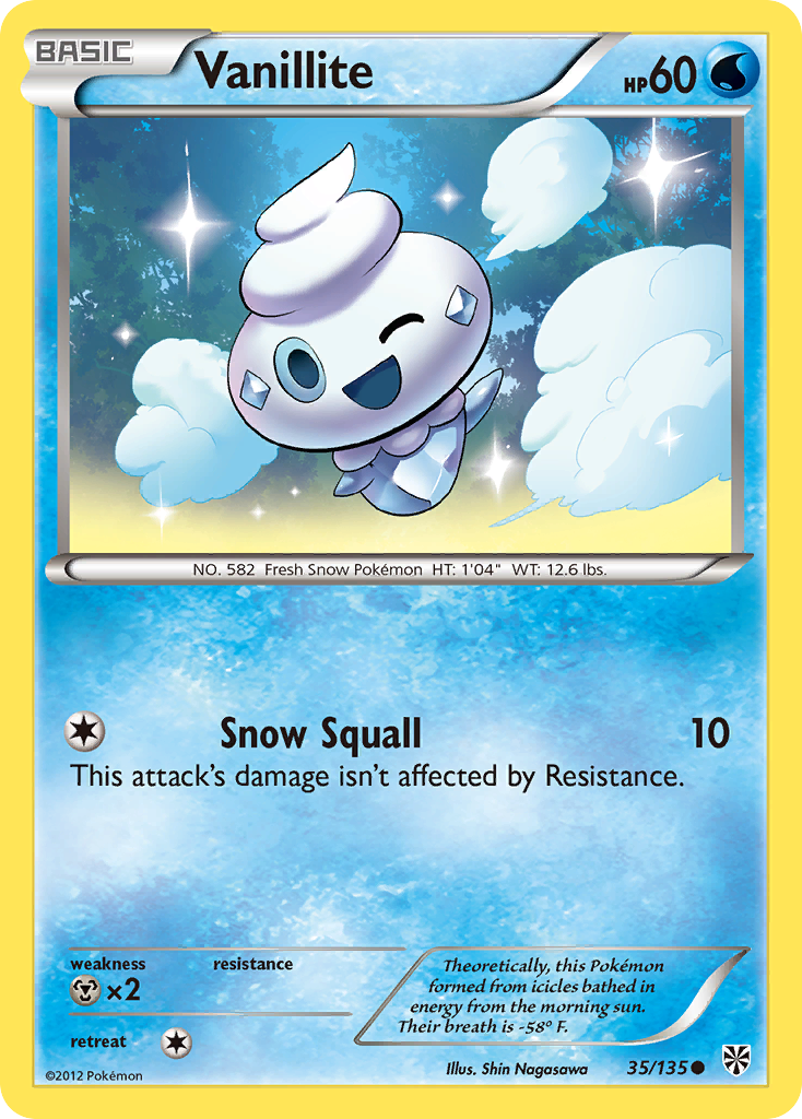 Vanillite (35/135) [Black & White: Plasma Storm] | Exor Games Summserside