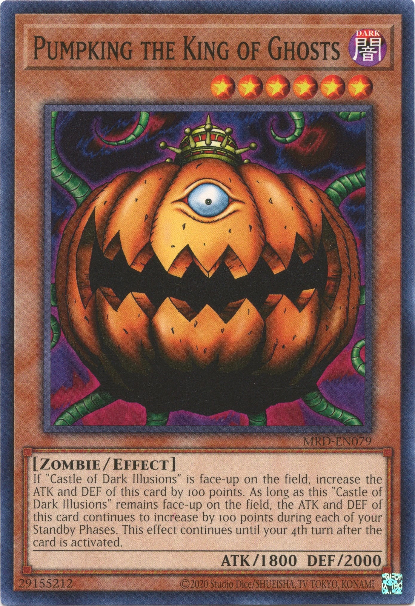 Pumpking the King of Ghosts (25th Anniversary) [MRD-EN079] Common | Exor Games Summserside