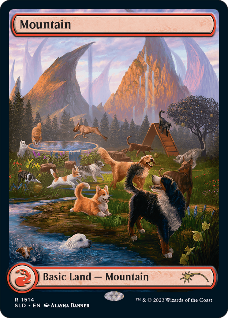 Mountain (1514) [Secret Lair Commander Deck: Raining Cats and Dogs] | Exor Games Summserside